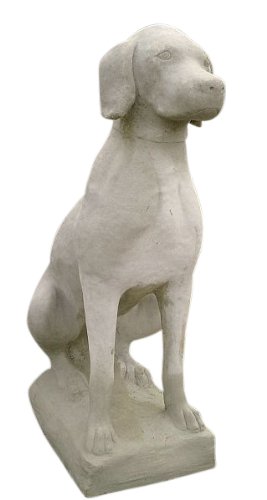 Hund, Tierfigur aus Steinguss, Hundefigur von Steinfiguren Horn