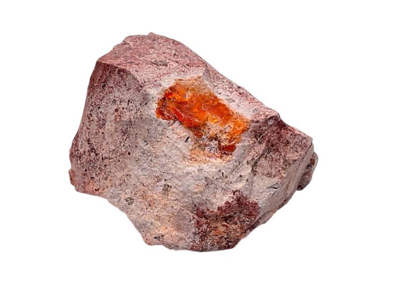 Steinfixx® Edelstein Feueropal Edelopal Unikat 36gr. 40x40x30mm Mexiko, (incl. Geschenkverpackung, 1-St., Rohstein unbehandelt), TOP 1A-Qualität aus Mexiko von Steinfixx®