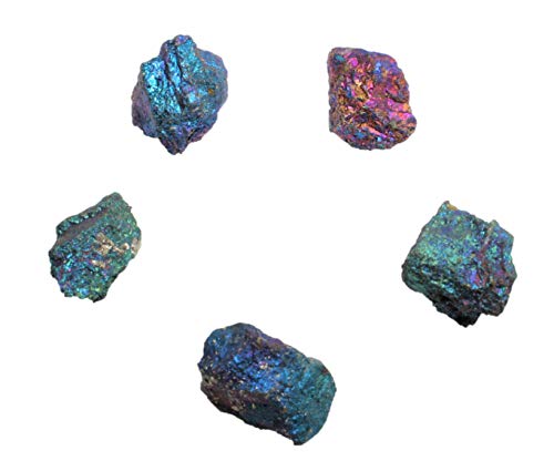 Chalkopyrit I Buntkupfer I Heilstein I Edelstein I Mexiko I 30-40 mm (3 Stück) von Steinfixx