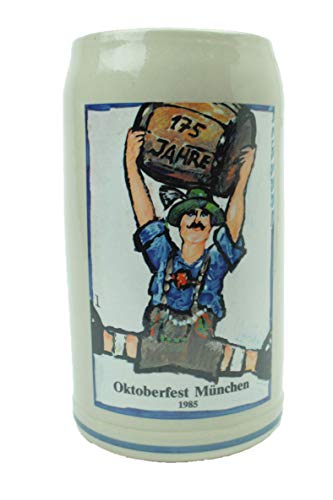 Steinfixx® - Original Oktoberfestkrug 1985 I Jahrgangskrug I Jahreskrug I Wiesnkrug I Sammlerkrug | Steinkrug von Steinfixx