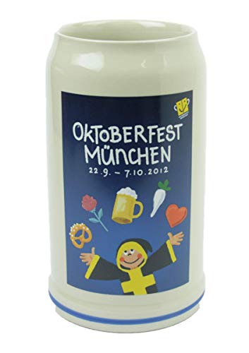 Steinfixx® - Original Oktoberfestkrug 2012 I Jahrgangskrug I Jahreskrug I Wiesnkrug I Sammlerkrug I Original Verpackung von Steinfixx