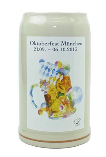Steinfixx® - Original Oktoberfestkrug 2013 I Jahrgangskrug I Jahreskrug I Wiesnkrug I Sammlerkrug I Original Verpackung von Steinfixx