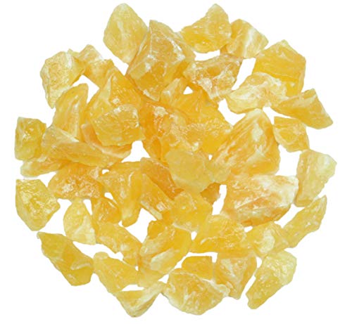 Steinfixx Orangencalcit Edelsteine I Heilsteine I Rohsteine I Wassersteine I Chips I Mexiko (500gr) von Steinfixx