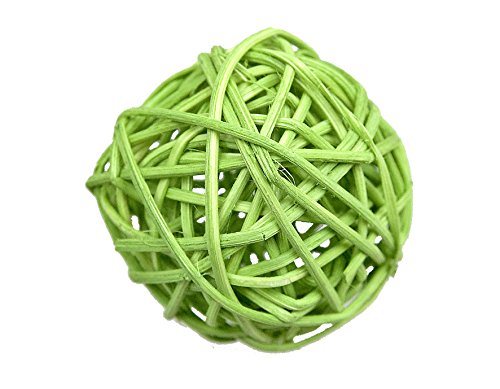 Rankenkugel circa 12 cm, 4 Stück, apfelgrün Rankenkugel circa 12 cm, 4 Stück, apfelgrün von Steingaesser