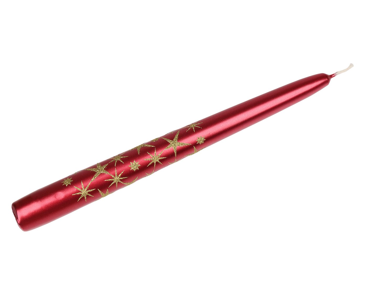 Steinhart Kerzen Spitzkerze Spitzkerze "Glitzersterne" Rubin Rot 240/24 mm Steinhart Kerzen Spitzkerze Spitzkerze "Glitzersterne" Rubin Rot 240/24 mm von Steinhart Kerzen