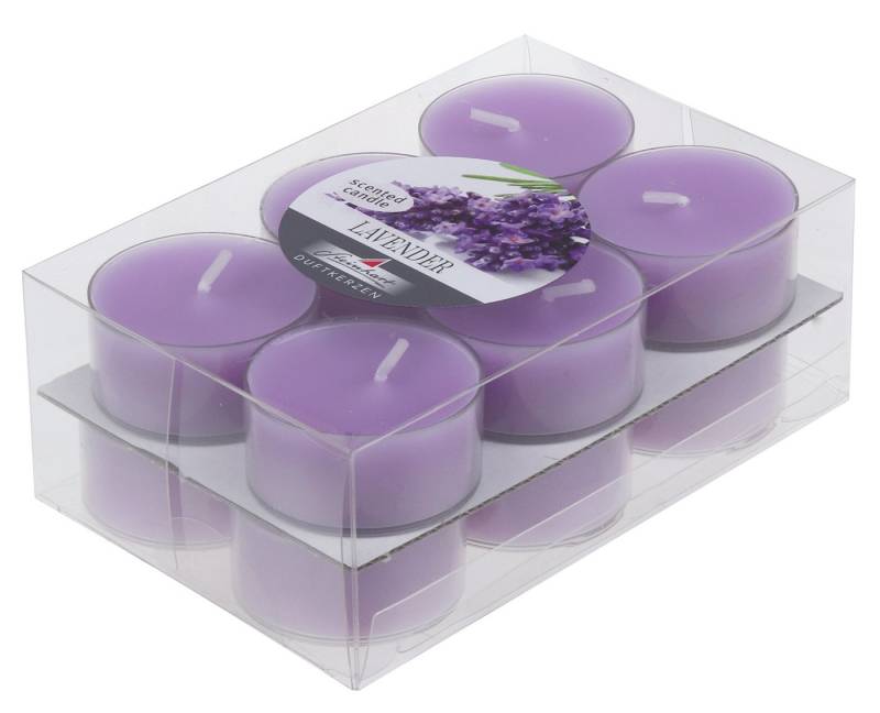 Steinhart Kerzen Teelicht Duftteelichter im 12er Pack Lavender 18/38 mm ca. 4 h von Steinhart Kerzen