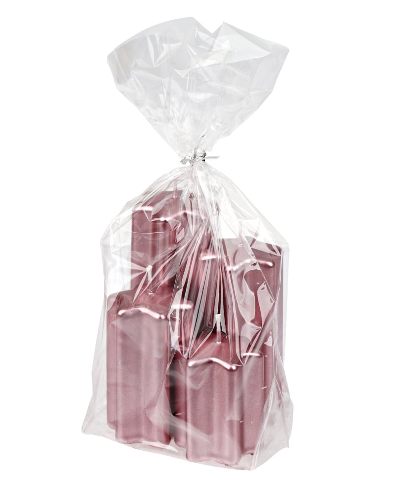 Steinhart Sternkerzenset Edelglanz Ø 5 x 6-12 cm antikrosa 4er Pack von Steinhart Kerzen