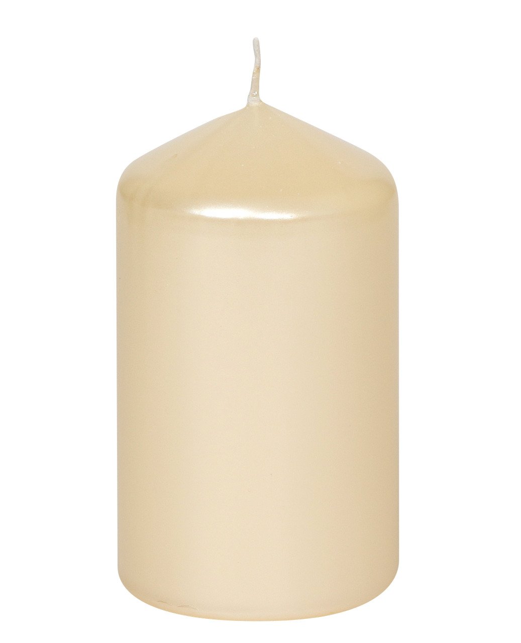 Steinhart Stumpenkerze Edelglanz Ø 5,7 x 10 cm champagner von Steinhart Kerzen