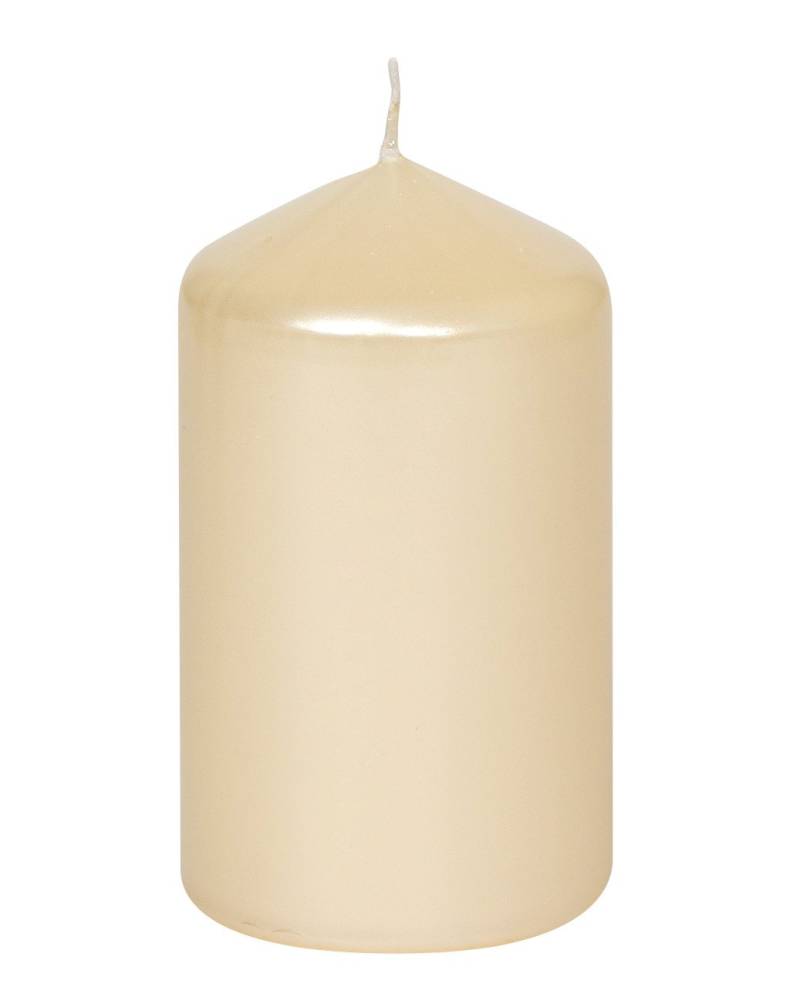 Steinhart Stumpenkerze Edelglanz Ø 5,7 x 10 cm champagner Steinhart Stumpenkerze Edelglanz Ø 5,7 x 10 cm champagner von Steinhart Kerzen