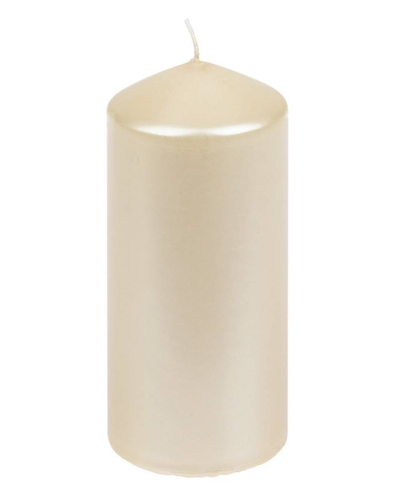 Steinhart Stumpenkerze Edelglanz Ø 5,7 x 13 cm champagner Steinhart Stumpenkerze Edelglanz Ø 5,7 x 13 cm champagner von Steinhart Kerzen