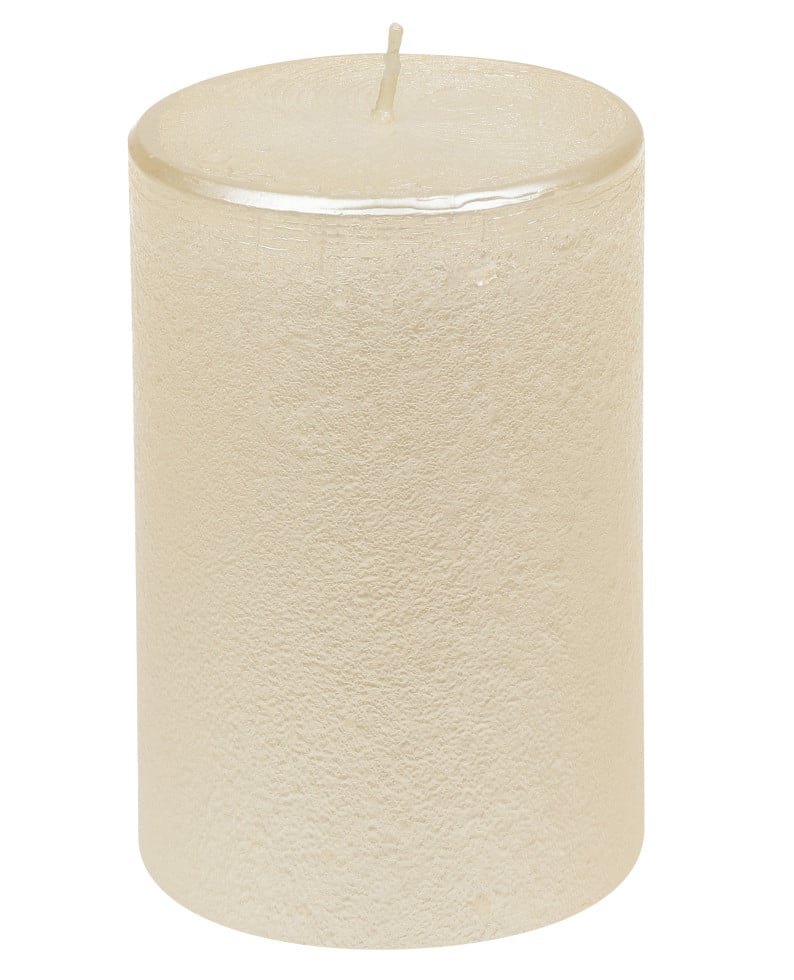 Steinhart Stumpenkerze Rustic-Glanz Ø 6,8 x 10 cm champagner Steinhart Stumpenkerze Rustic-Glanz Ø 6,8 x 10 cm champagner von Steinhart Kerzen