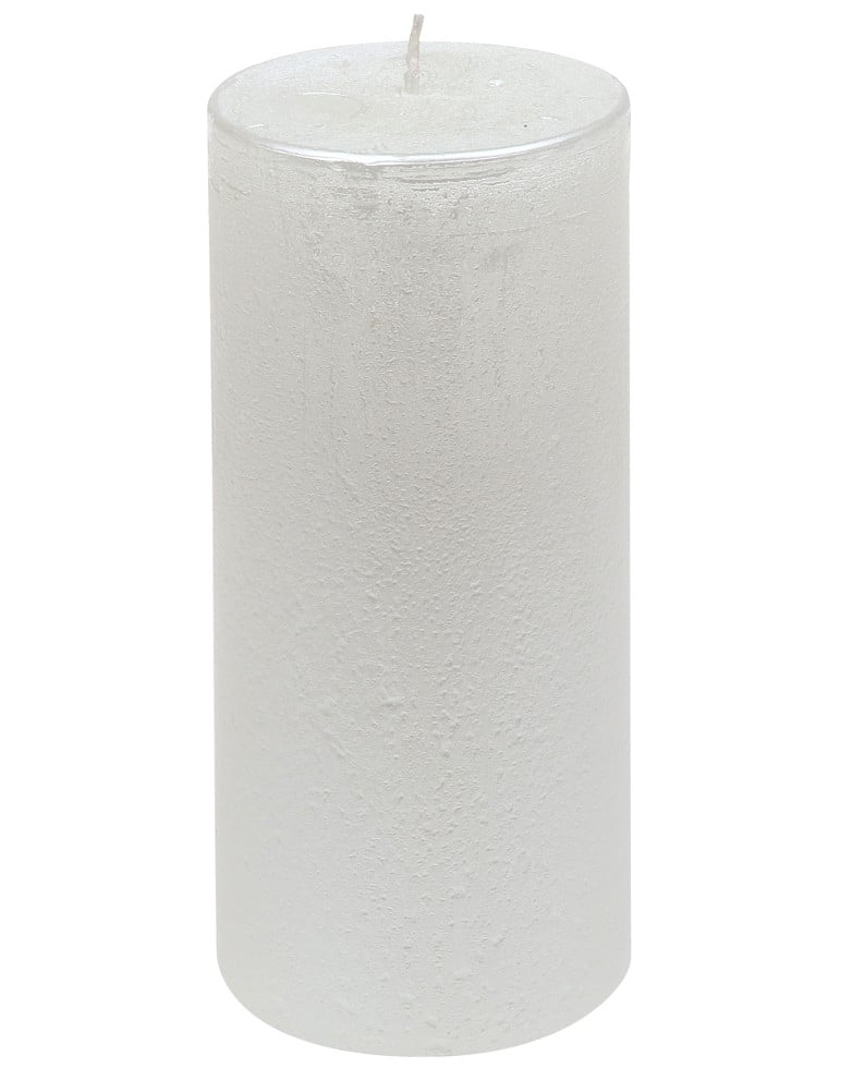 Steinhart Stumpenkerze Rustic-Glanz Ø 6,8 x 15 cm weiß Steinhart Stumpenkerze Rustic-Glanz Ø 6,8 x 15 cm weiß von Steinhart Kerzen