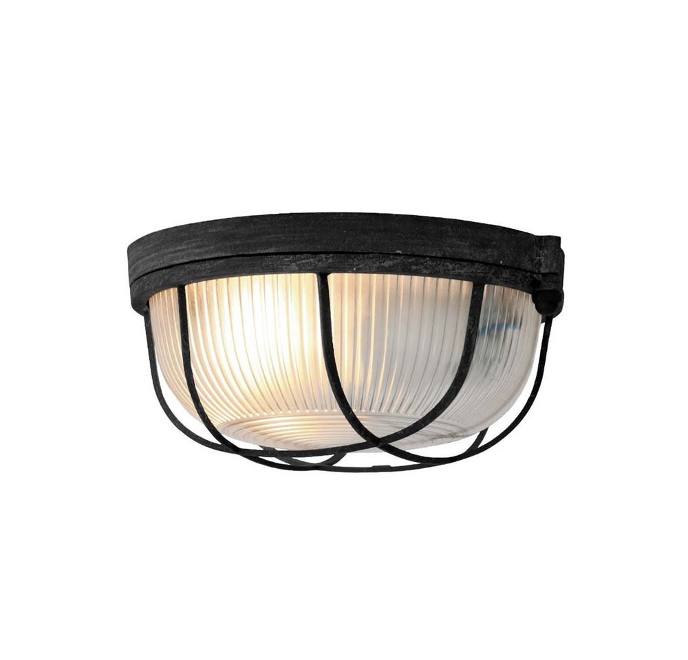 Steinhauer LIGHTING Deckenleuchte, Deckenlampe Deckenleuchte Kellerlampe E27 Glas Wandlampe schwarz L 17 von Steinhauer LIGHTING