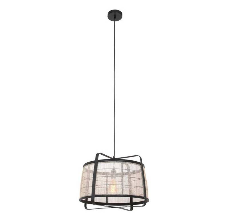 Steinhauer LIGHTING Deckenleuchte, Leuchtmittel nicht inklusive, Esszimmerleuchte Pendelleuchte Hängelampe Metall Holz schwarz von Steinhauer LIGHTING