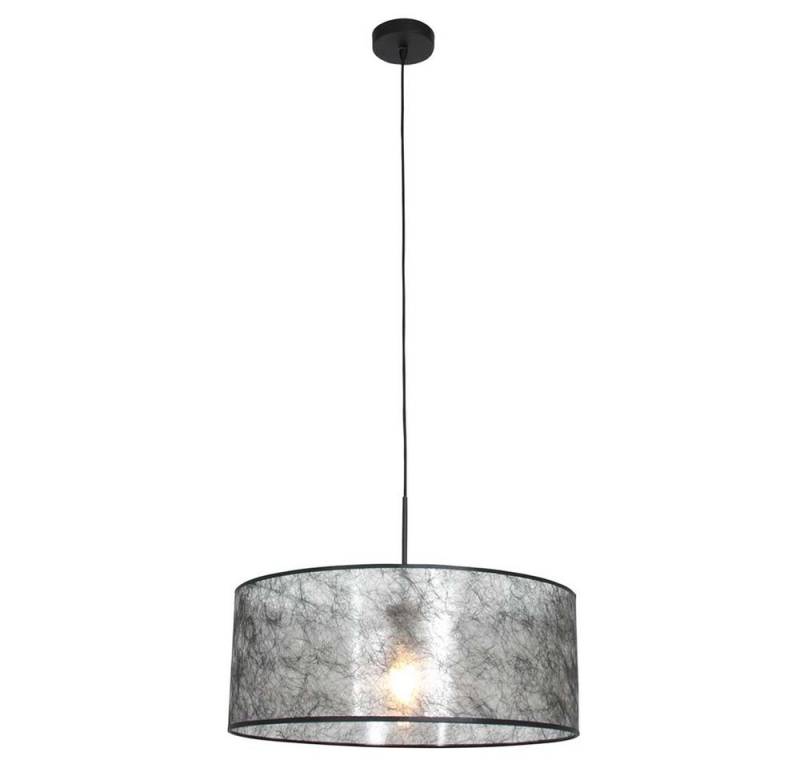 Steinhauer LIGHTING Deckenleuchte, Leuchtmittel nicht inklusive, Hängelampe Pendelleuchte Esstischleuchte schwarz Textil grau Höhe von Steinhauer LIGHTING