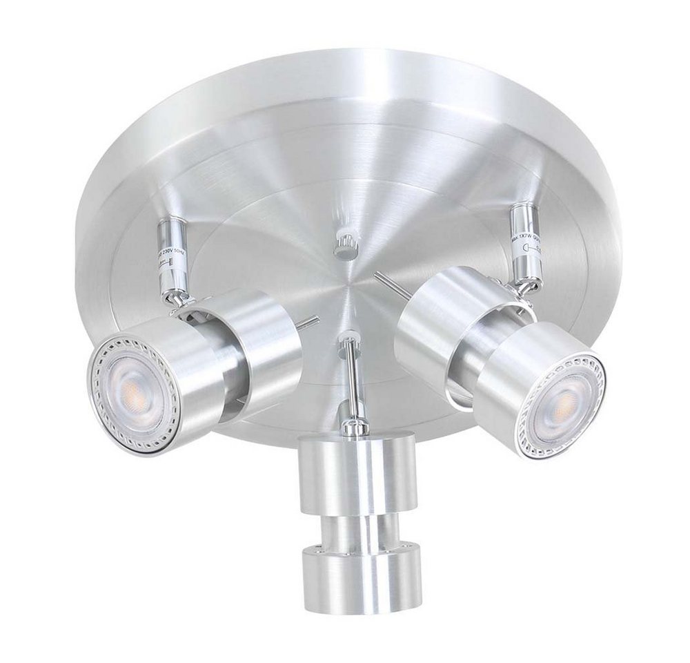 Steinhauer LIGHTING LED Deckenleuchte, LED-Leuchtmittel fest verbaut, Spotrondell Deckenleuchte Spotlampe LED dimmbar Strahler schwenkbar Steinhauer LIGHTING LED Deckenleuchte, LED-Leuchtmittel fest verbaut, Spotrondell Deckenleuchte Spotlampe LED dimmbar Strahler schwenkbar von Steinhauer LIGHTING