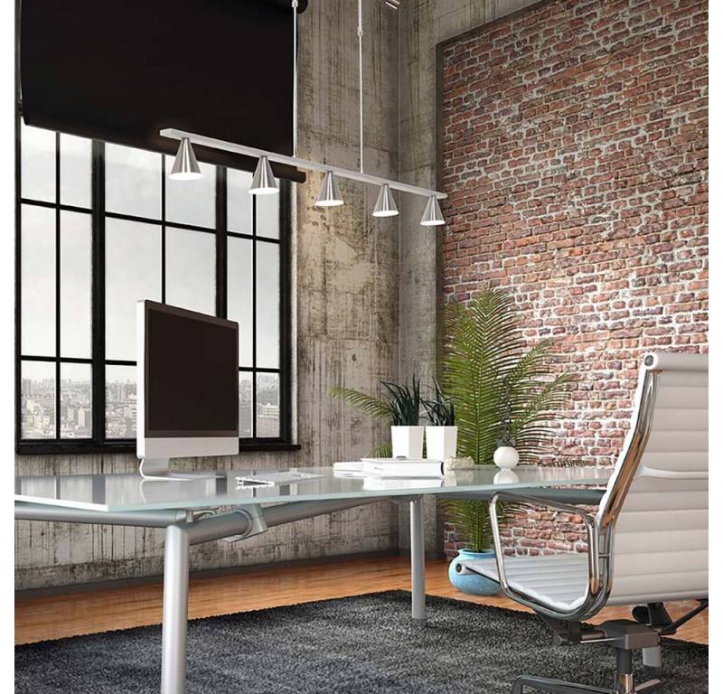 Steinhauer LIGHTING Hängeleuchte, LED-Leuchtmittel fest verbaut, Hängeleuchte Pendelleuchte Esszimmerlampe LED 5 Flammig Touch dimmbar von Steinhauer LIGHTING
