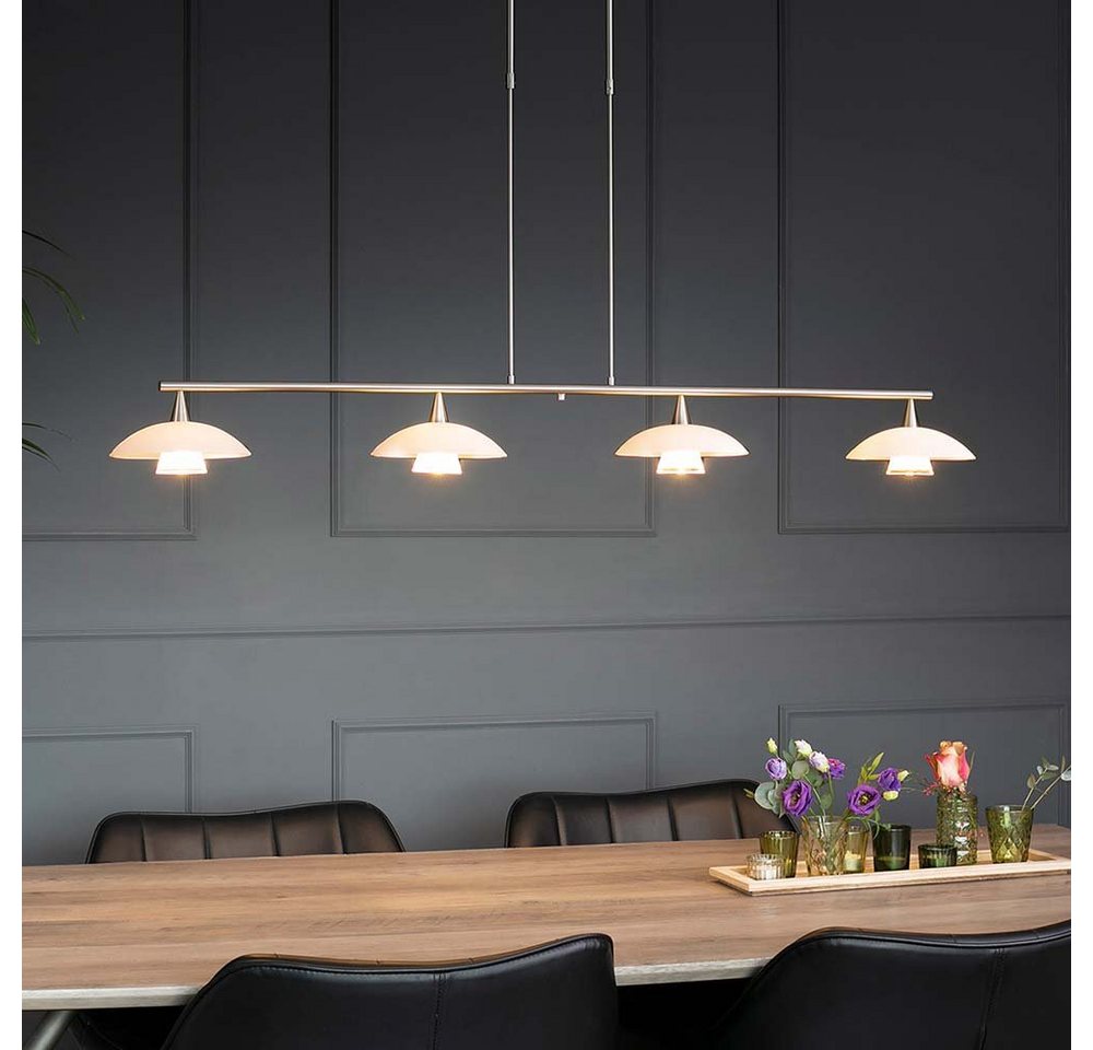 Steinhauer LIGHTING Hängeleuchte, Pendelleuchte Esstischlampe höhenverstellbar LED Glas Wohnzimmerlampe von Steinhauer LIGHTING