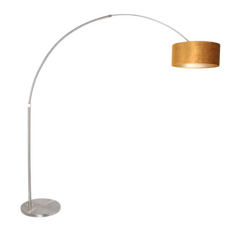 Steinhauer LIGHTING LED Bogenlampe, Bogenleuchte Stehlampe Bogenstehleuchte Textil gold Höhenverstellbar Steinhauer LIGHTING LED Bogenlampe, Bogenleuchte Stehlampe Bogenstehleuchte Textil gold Höhenverstellbar von Steinhauer LIGHTING