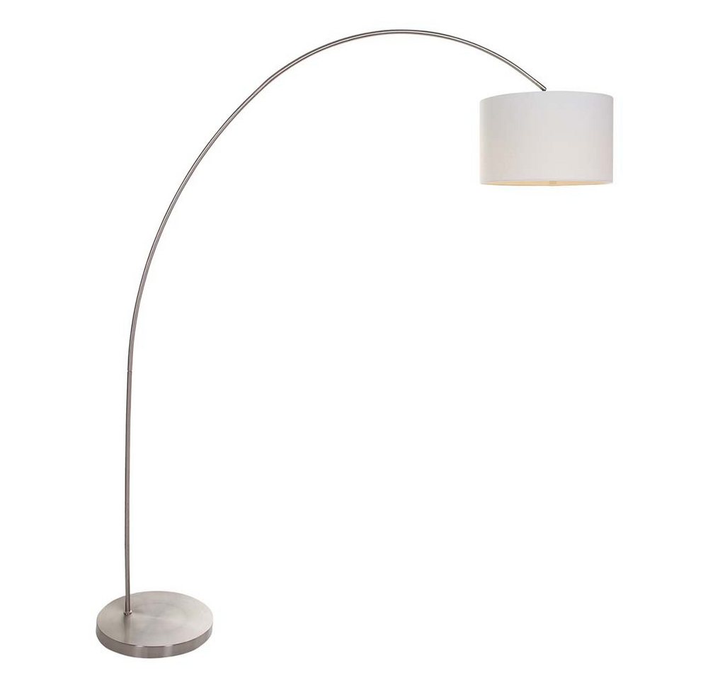 Steinhauer LIGHTING LED Bogenlampe, Bogenstehleuchte Bogenleuchte Stehlampe Textil weiß silber Steinhauer LIGHTING LED Bogenlampe, Bogenstehleuchte Bogenleuchte Stehlampe Textil weiß silber von Steinhauer LIGHTING