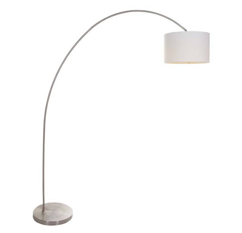 Steinhauer LIGHTING LED Bogenlampe, Bogenstehleuchte Bogenleuchte Stehlampe Textil weiß silber Steinhauer LIGHTING LED Bogenlampe, Bogenstehleuchte Bogenleuchte Stehlampe Textil weiß silber von Steinhauer LIGHTING