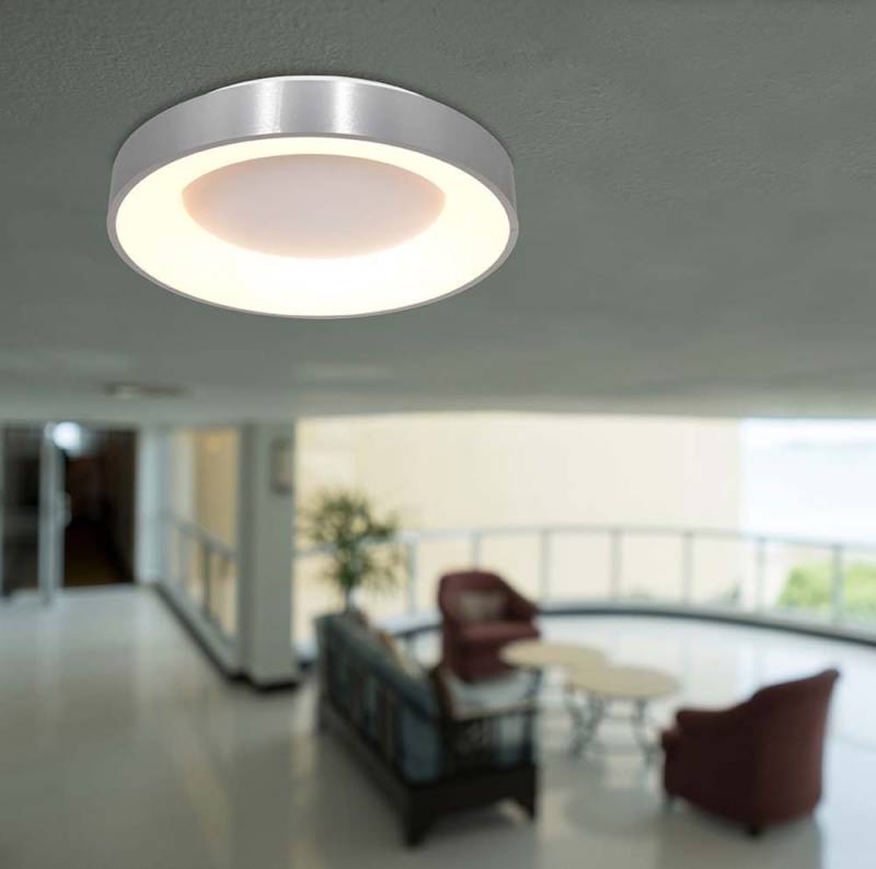 Steinhauer LIGHTING LED Deckenleuchte, LED-Leuchtmittel fest verbaut, Deckenlampe Wohnzimmerleuchte Küchenleuchte LED dimmbar Ring-Optik von Steinhauer LIGHTING