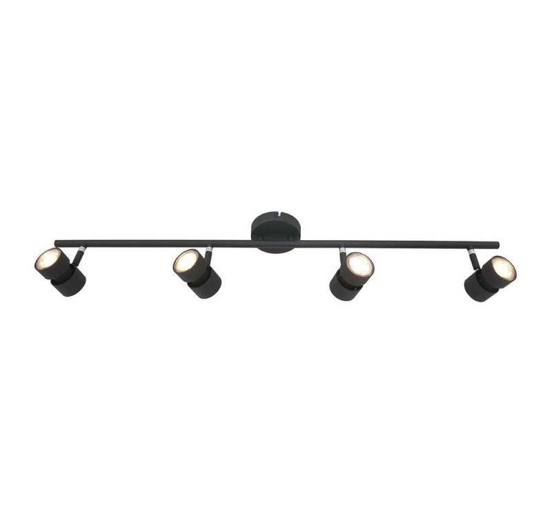 Steinhauer LIGHTING LED Deckenleuchte, LED-Leuchtmittel fest verbaut, Deckenleuchte Spotleiste Spotlampe LED 4 Flammig schwarz Strahler Steinhauer LIGHTING LED Deckenleuchte, LED-Leuchtmittel fest verbaut, Deckenleuchte Spotleiste Spotlampe LED 4 Flammig schwarz Strahler von Steinhauer LIGHTING