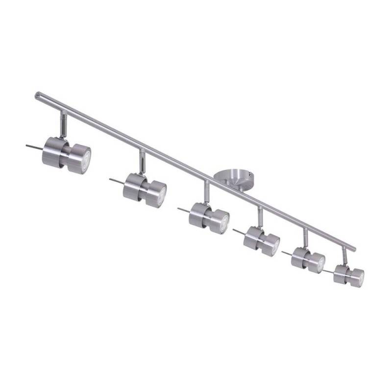 Steinhauer LIGHTING LED Deckenleuchte, Leuchtmittel inklusive, Warmweiß, Deckenleuchte Spotleiste Spotlampe LED 6-Flammig silber dimmbar von Steinhauer LIGHTING