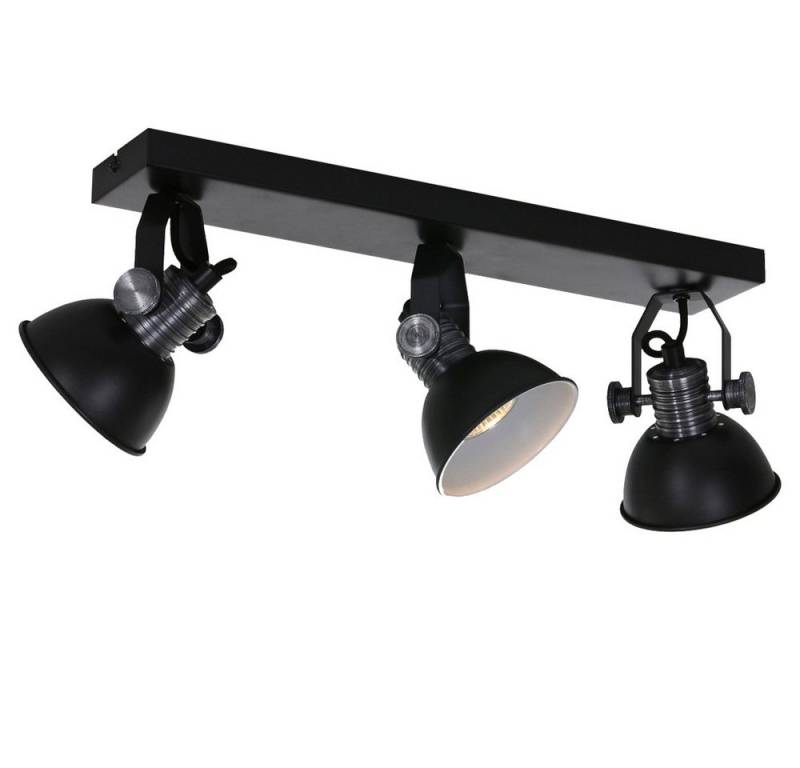 Steinhauer LIGHTING LED Deckenleuchte, LED-Leuchtmittel fest verbaut, LED Decken Leuchte schwarz weiß Lampe Wohn Zimmer Beleuchtung von Steinhauer LIGHTING