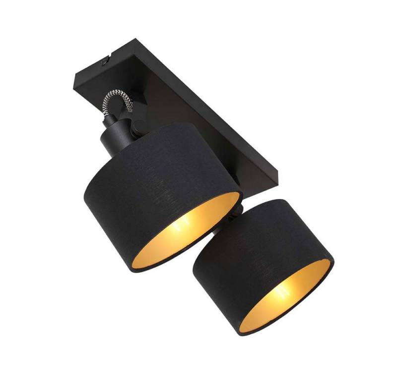 Steinhauer LIGHTING LED Deckenspot, Leuchtmittel nicht inklusive, Deckenleuchte Deckenstrahler Wohnzimmerleuchte Spots beweglich Schwarz von Steinhauer LIGHTING