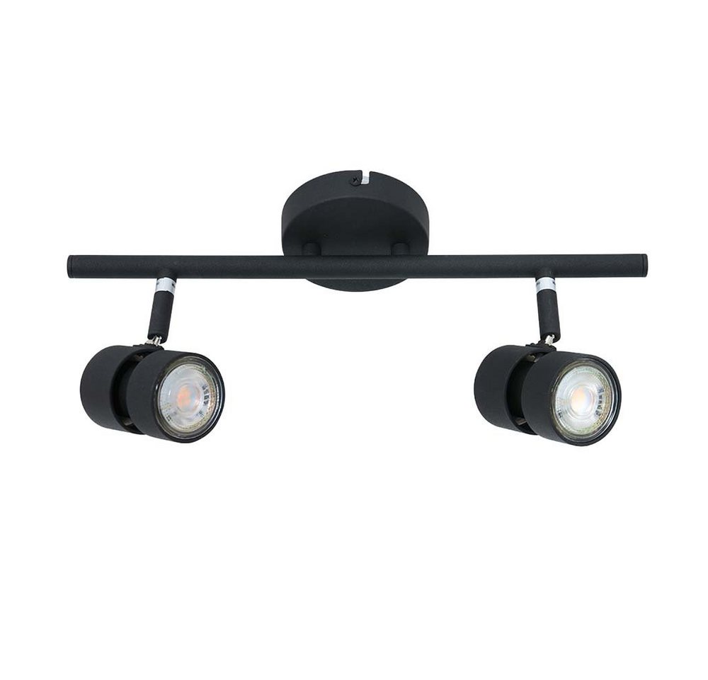 Steinhauer LIGHTING LED Deckenspot, LED-Leuchtmittel fest verbaut, Deckenleuchte Spotleiste Spotlampe LED 2 Flammig schwarz Strahler Steinhauer LIGHTING LED Deckenspot, LED-Leuchtmittel fest verbaut, Deckenleuchte Spotleiste Spotlampe LED 2 Flammig schwarz Strahler von Steinhauer LIGHTING