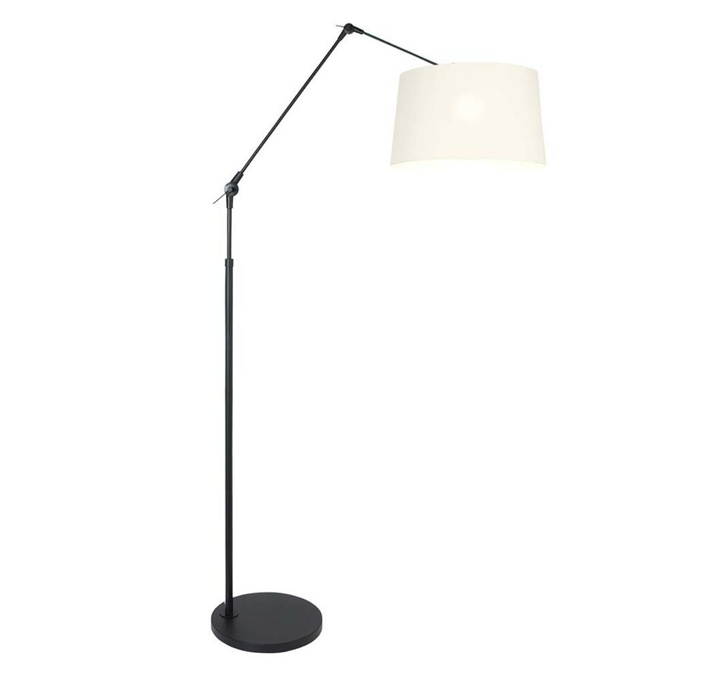 Steinhauer LIGHTING LED Leselampe, Gelenkleuchte Stehleuchte Standlampe Textil weiß schwarz verstellbar von Steinhauer LIGHTING