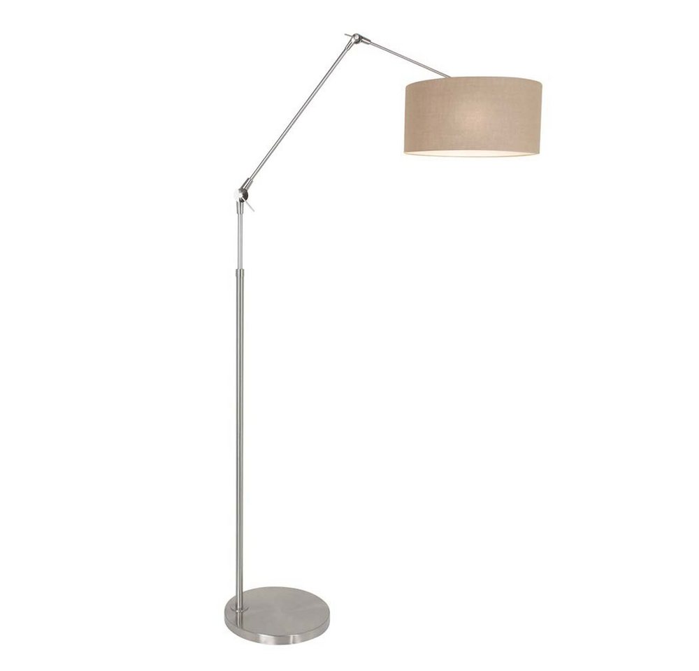 Steinhauer LIGHTING LED Leselampe, Gelenkleuchte Stehleuchte Wohnzimmerlampe verstellbar Stahl Textil von Steinhauer LIGHTING