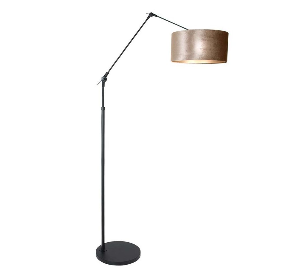 Steinhauer LIGHTING LED Leselampe, Leuchtmittel nicht inklusive, Stehleuchte Standlampe Gelenkleuchte E27 taupe Textil schwarz von Steinhauer LIGHTING