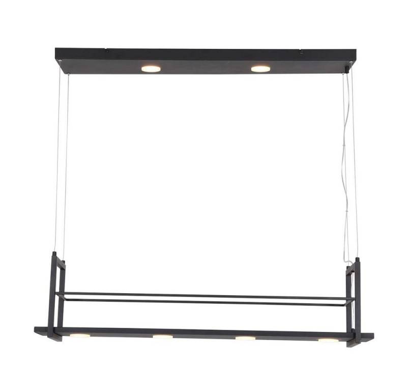 Steinhauer LIGHTING Pendelleuchte, LED-Leuchtmittel fest verbaut, Hängelampe Pendellampe Wohnzimmerlampe Küche Ablage Regal schwarz von Steinhauer LIGHTING