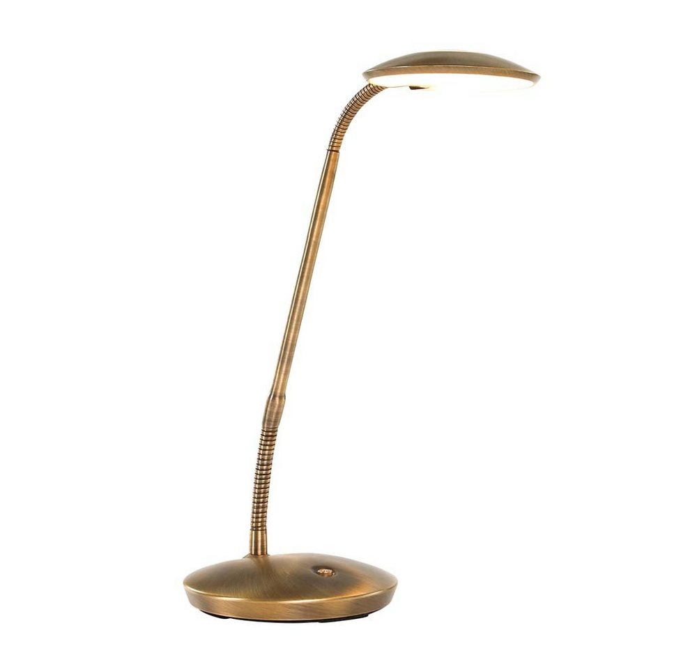 Steinhauer LIGHTING LED Tischleuchte, Bürolampe Tischleuchte Schreibtischlampe Dimmbar LED Pushdimmer Bronze von Steinhauer LIGHTING