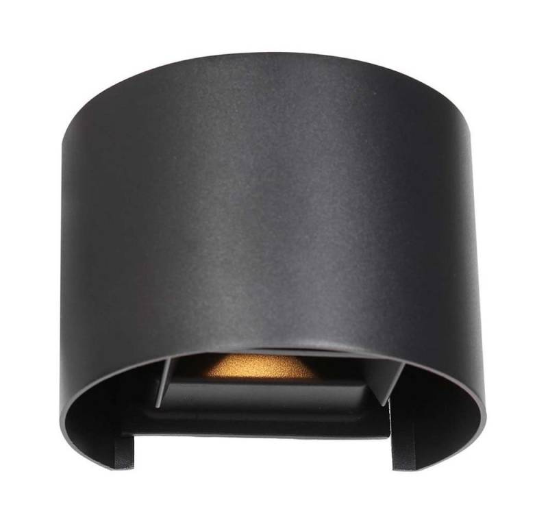 Steinhauer LIGHTING LED Wandleuchte, LED-Leuchtmittel fest verbaut, Wandleuchte Außenleuchte LED Wandlampe Metall Schwarz Eingangsleuchte von Steinhauer LIGHTING