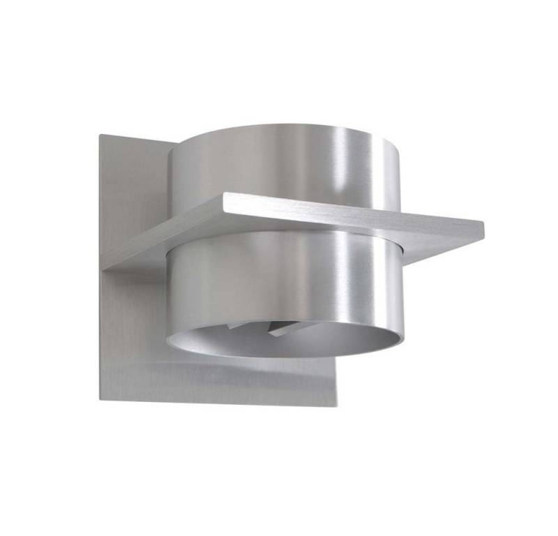 Steinhauer LIGHTING LED Wandleuchte, LED-Leuchtmittel fest verbaut, Wandleuchte Wandlampe Wohnzimmerleuchte 1 flammig rund Down silber von Steinhauer LIGHTING