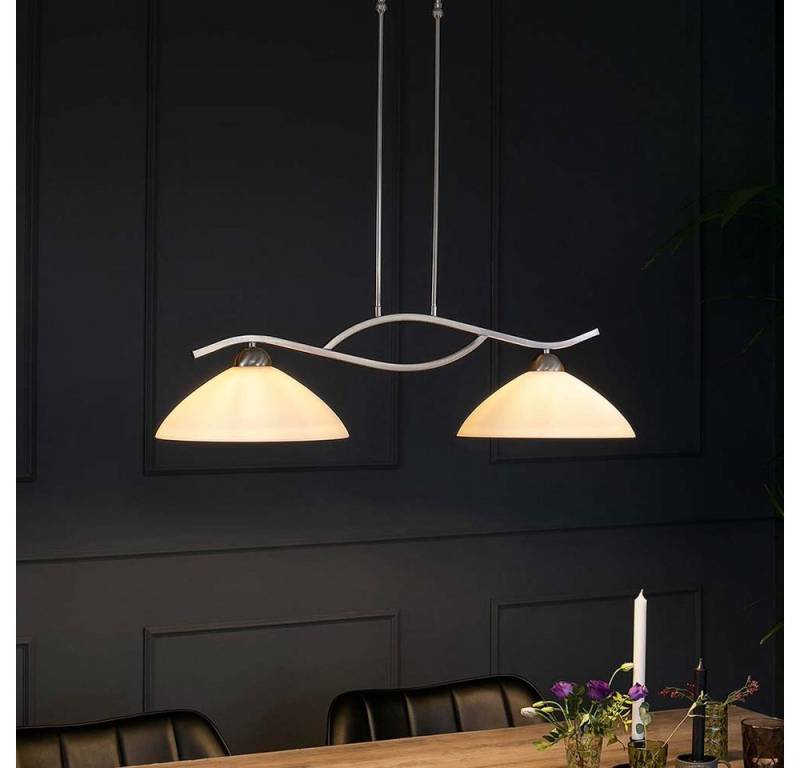 Steinhauer LIGHTING Pendelleuchte, Hängelampe Esstischlampe Pendelleuchte 2 flammig Wohnzimmerleuchte von Steinhauer LIGHTING