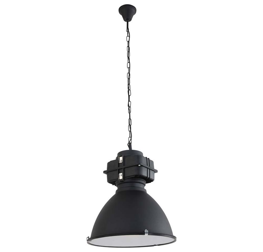 Steinhauer LIGHTING Pendelleuchte, Hängelampe Pendelleuchte Industrie Esszimmerleuchte schwarz Glas von Steinhauer LIGHTING