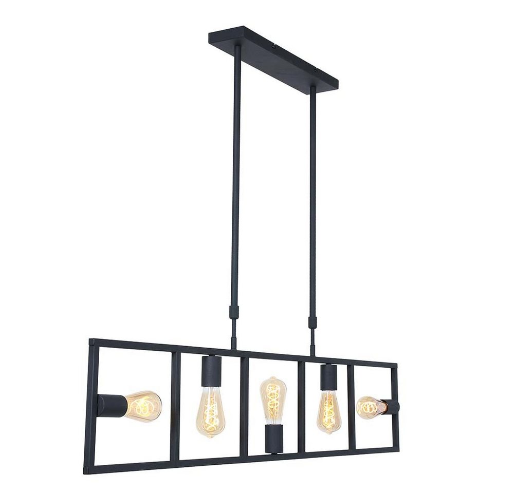 Steinhauer LIGHTING Pendelleuchte, Pendelleuchte Hängelampe Pendellampe schwarz Küchenleuchte von Steinhauer LIGHTING