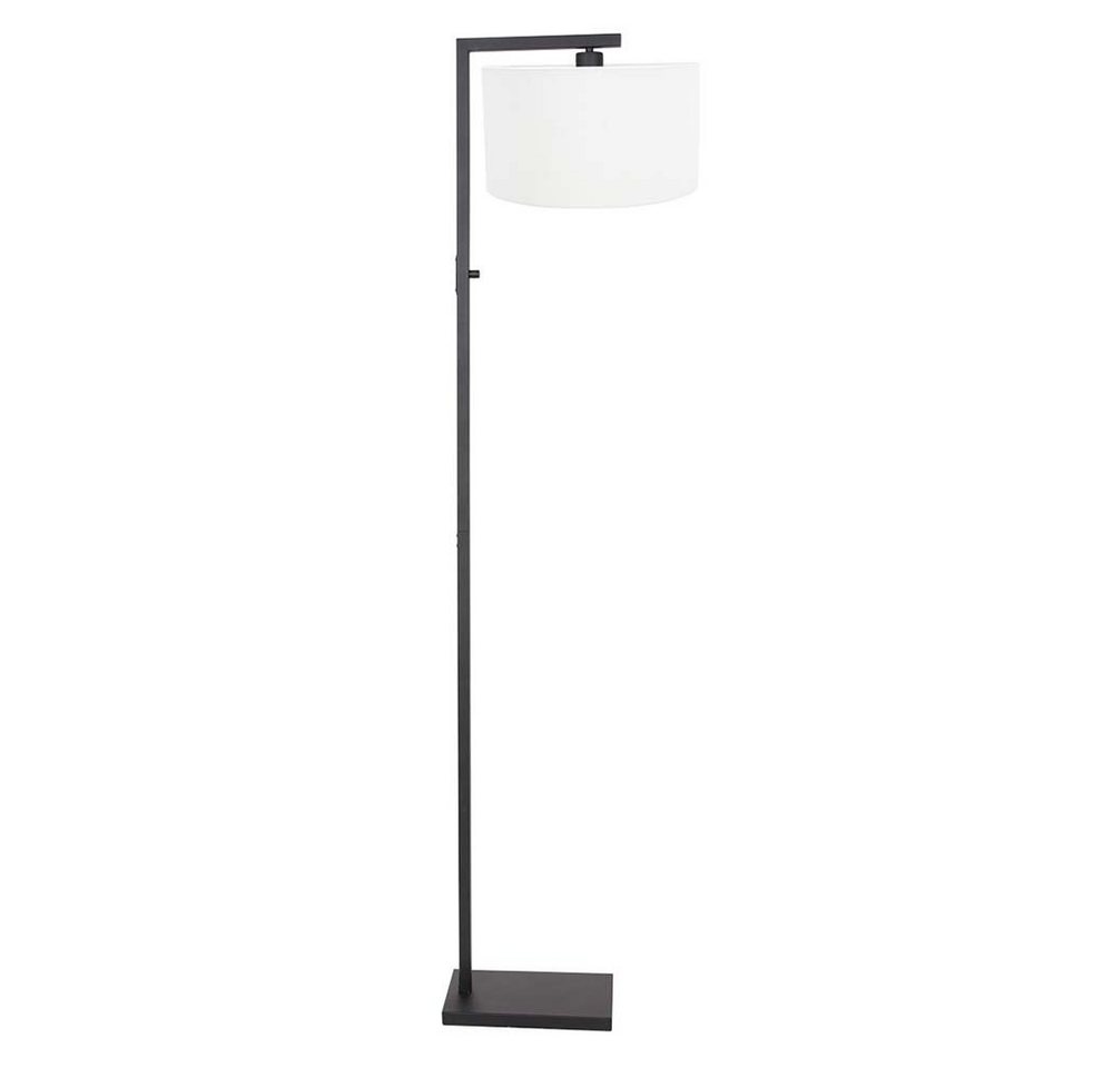Steinhauer LIGHTING Stehlampe, Leuchtmittel nicht inklusive, Stehleuchte Lampe Wohnzimmerleuchte Textil weiß schwarz matt von Steinhauer LIGHTING