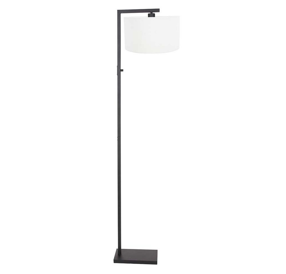 Steinhauer LIGHTING Stehlampe, Stehleuchte Lampe Wohnzimmerleuchte Textil weiß schwarz matt von Steinhauer LIGHTING