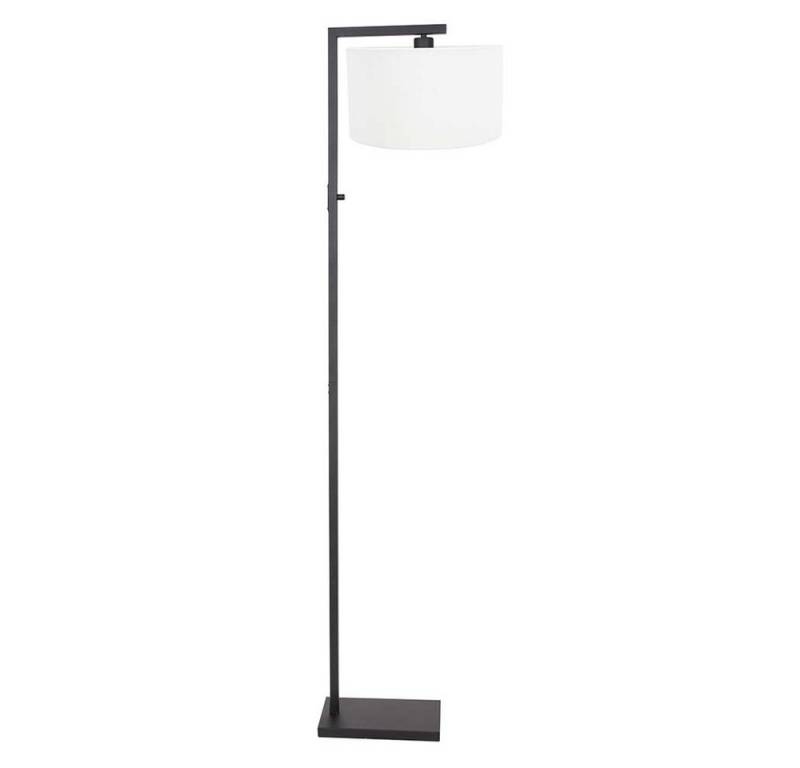 Steinhauer LIGHTING Stehlampe, Leuchtmittel nicht inklusive, Stehleuchte Lampe Wohnzimmerleuchte Textil weiß schwarz matt von Steinhauer LIGHTING