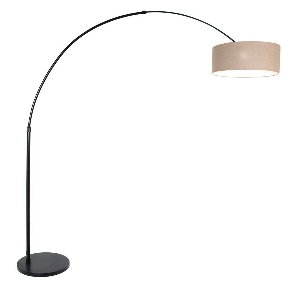 Steinhauer LIGHTING Stehlampe, Leuchtmittel nicht inklusive, Stehleuchte Standlampe Wohnzimmerleuchte Bogenleuchte Schwarz Leinen Steinhauer LIGHTING Stehlampe, Leuchtmittel nicht inklusive, Stehleuchte Standlampe Wohnzimmerleuchte Bogenleuchte Schwarz Leinen von Steinhauer LIGHTING