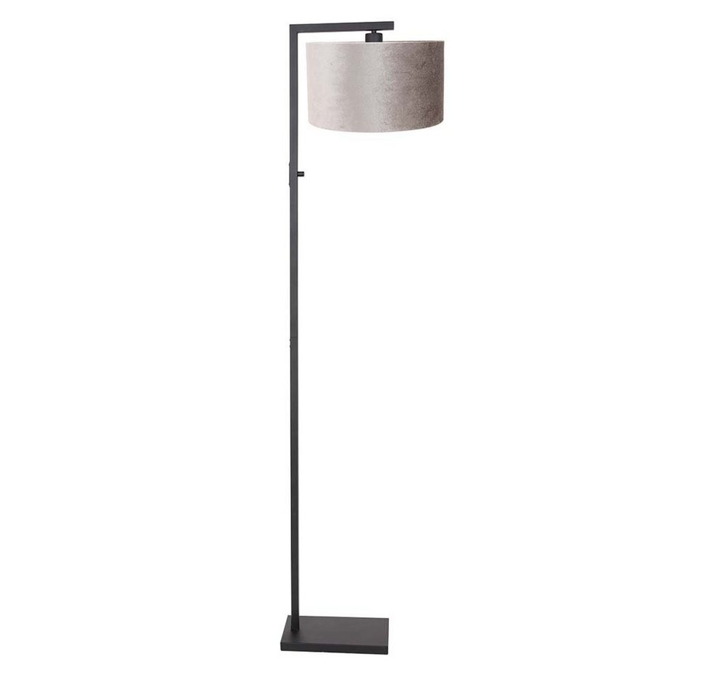 Steinhauer LIGHTING Stehlampe, Stehleuchte Standlampe Wohnzimmerleuchte E27 Textil grau schwarz von Steinhauer LIGHTING