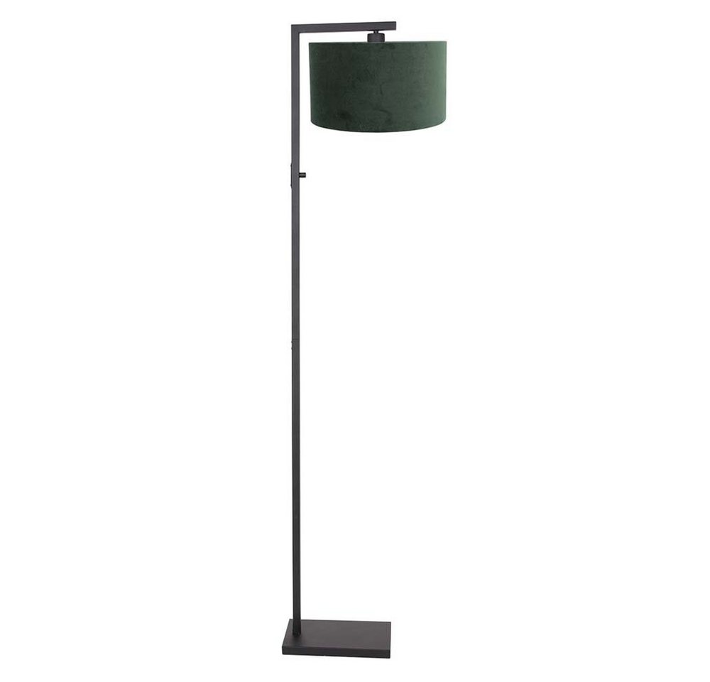 Steinhauer LIGHTING Stehlampe, Stehleuchte Wohnzimmerleuchte Standlampe E27 Textil grün schwarz von Steinhauer LIGHTING