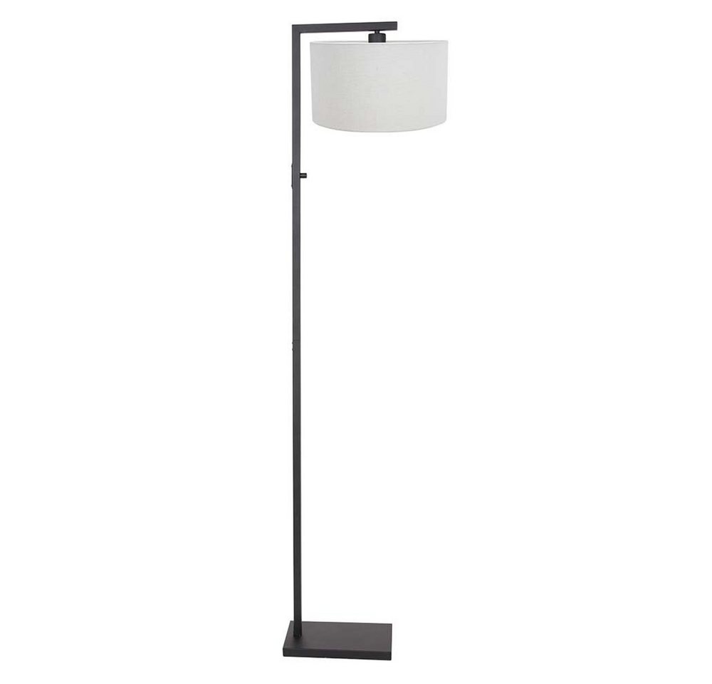 Steinhauer LIGHTING Stehlampe, Stehleuchte Wohnzimmerleuchte Standlampe E27 Textil weiß schwarz von Steinhauer LIGHTING