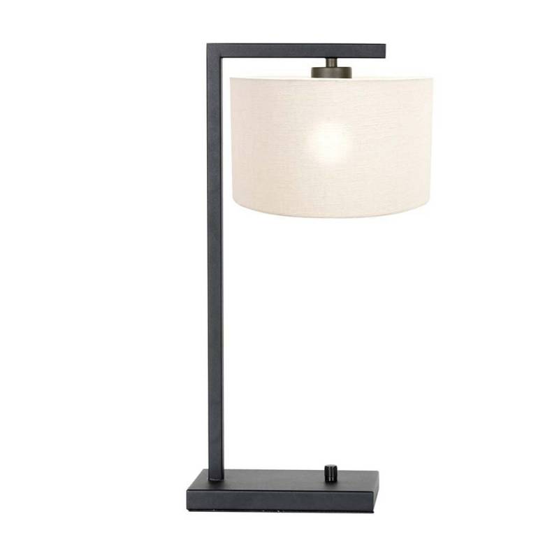 Steinhauer LIGHTING Tischleuchte, Leuchtmittel nicht inklusive, Tischleuchte Wohnzimmerlampe Leseleuchte Schlafzimmerleuchte Weiß H 48 von Steinhauer LIGHTING