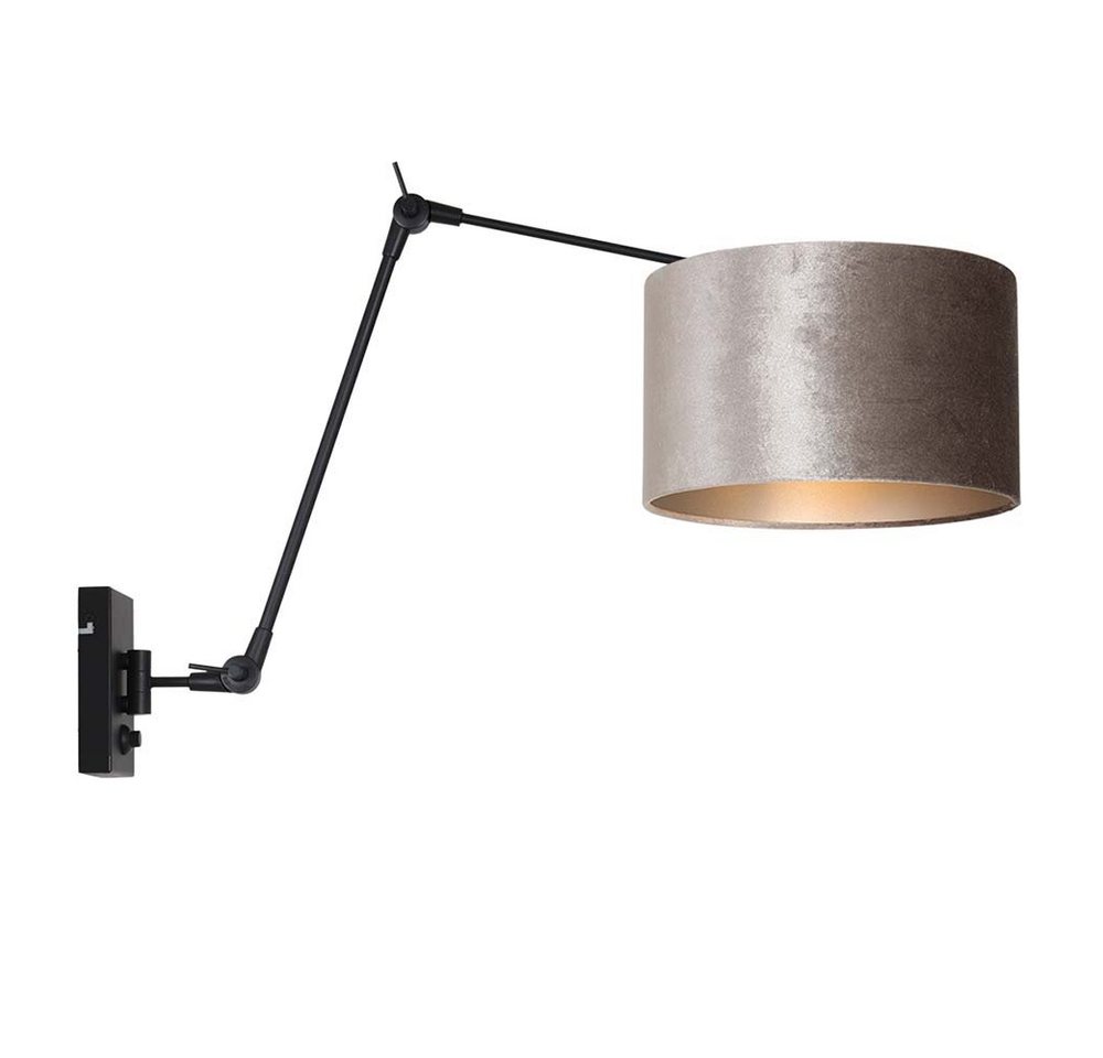 Steinhauer LIGHTING Wandleuchte, Gelenkleuchte Wandlampe Schlafzimmerleuchte verstellbar Textil taupe von Steinhauer LIGHTING